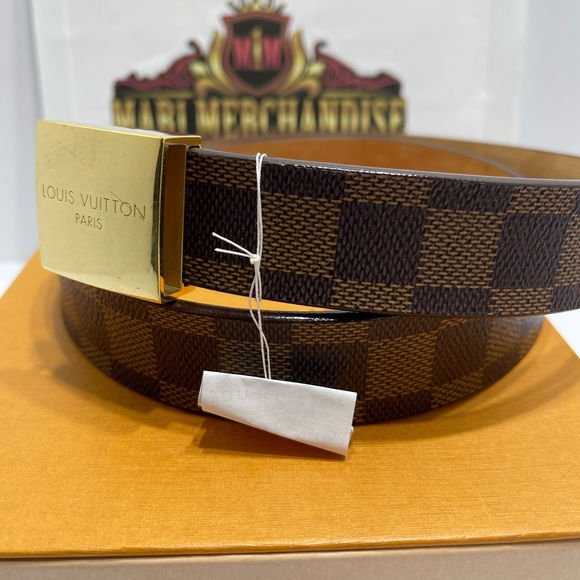Louis Vuitton Belt in Damier Ebene size 28/70. Made in Spain. With box - Picture 8 of 8
